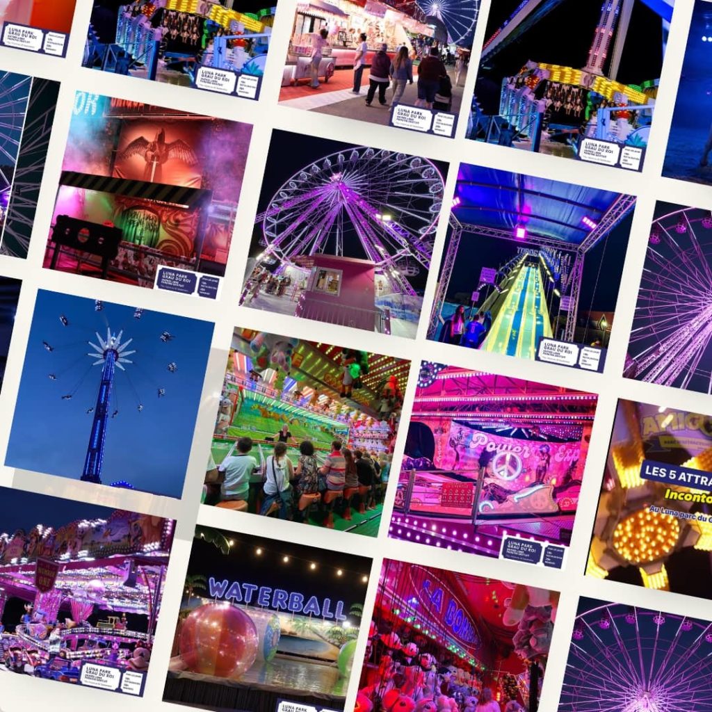 Photos du parc d'attraction le Luna Park du Grau du Roi